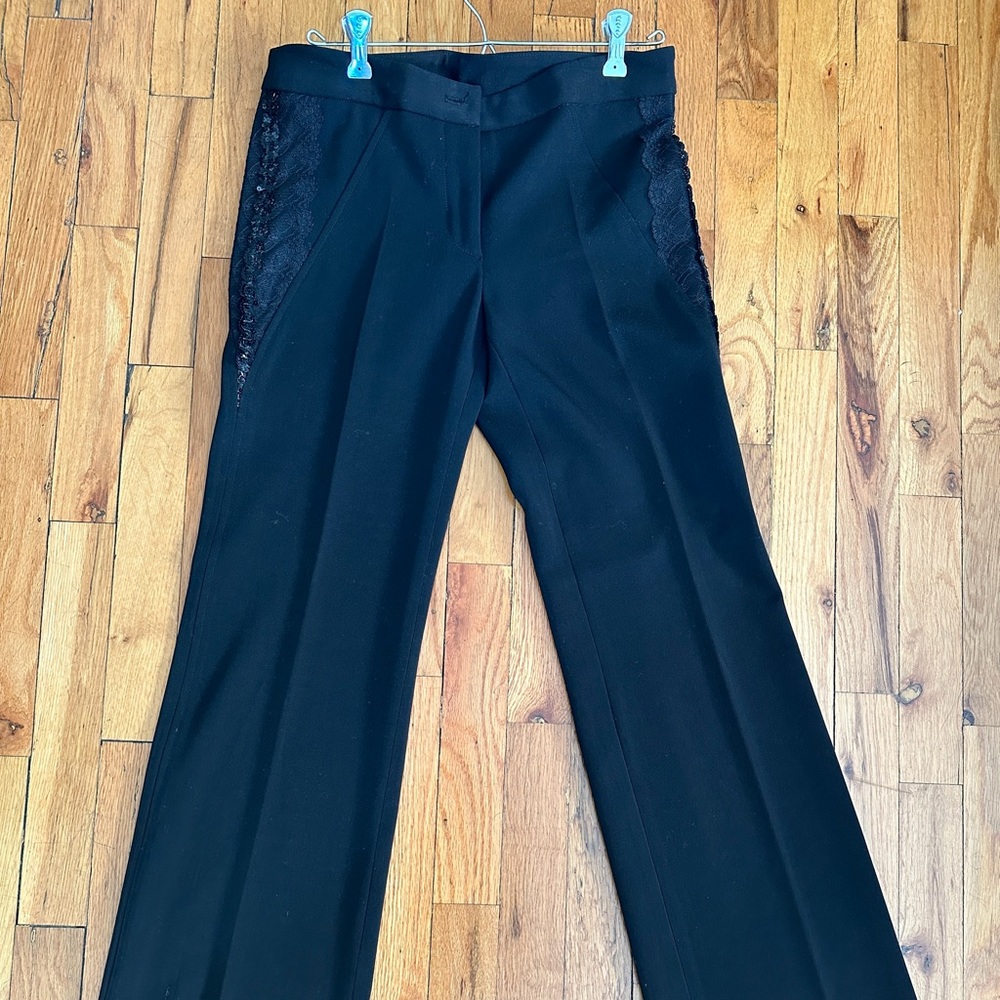 Embellishment mid rise trousers